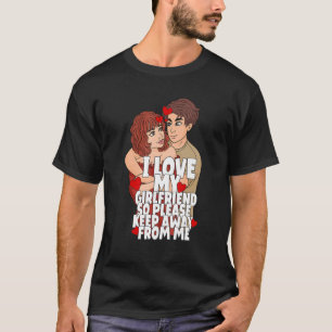 Camiseta Citação de Dia de os namorados Bonita para Anivers