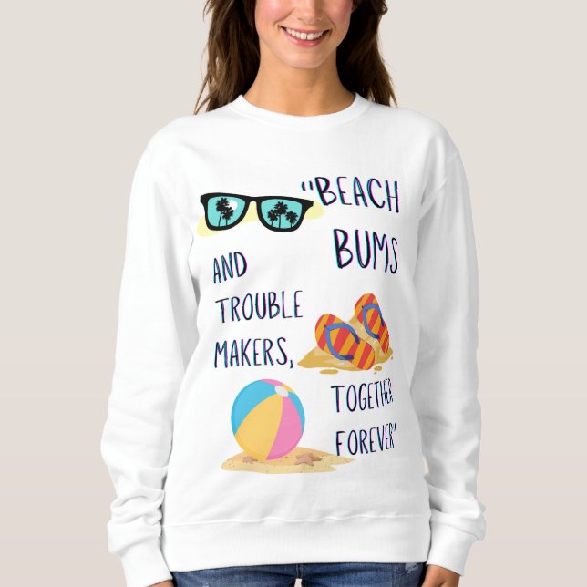 Camiseta citação de dia de praia (Frente)