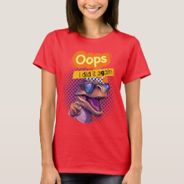 Camiseta citação de dinossauro