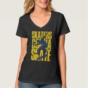Camiseta Citação de Diversão de Skate de Skater 1