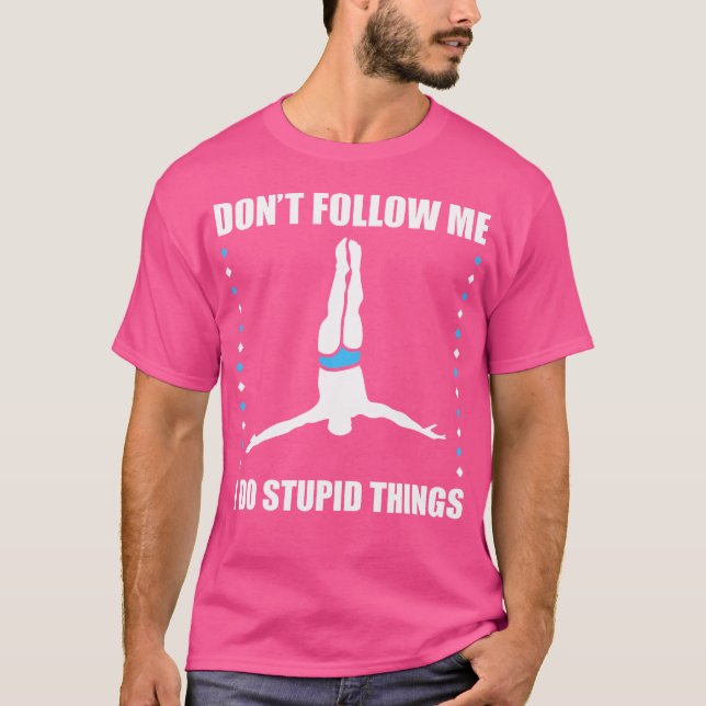 Camiseta Citação de Divisor de Placas Springboard Engraçada (Frente)