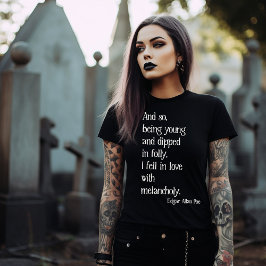 Camiseta Citação de Edgar Allan Poe