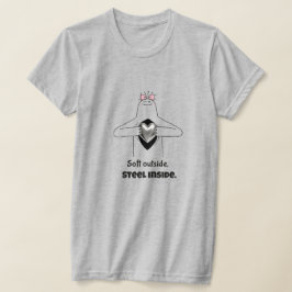 Camiseta Citação de Empoderamento de Mulher Forte | Força F