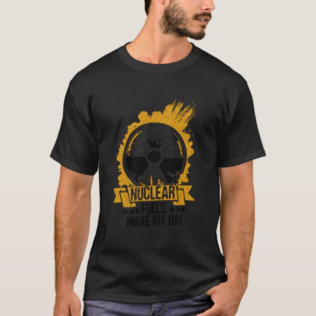 Camiseta Citação De Engenheiros Nucleares Para Instalações  (Frente)
