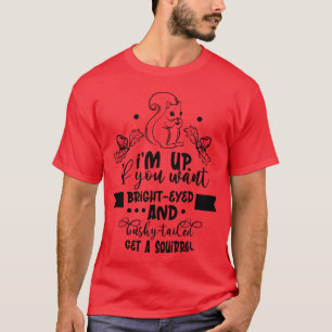 Camiseta Citação de esquilo amigo