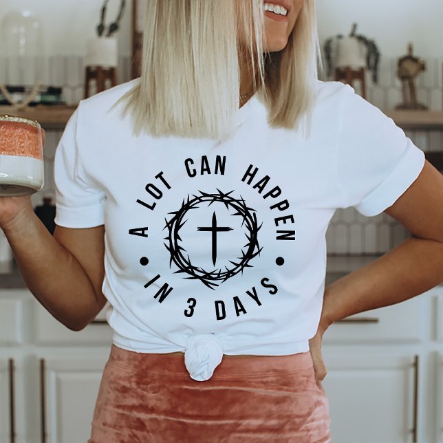 Camiseta Citação de Fé Cristã Religiosa páscoa (Religious Quote Shirt)