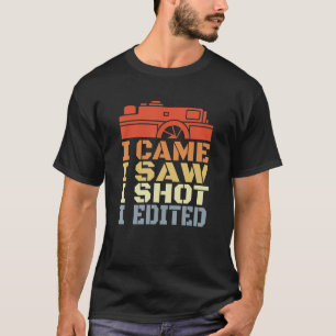 Camiseta Citação de Fotógrafo Motivacional de Camera Routin