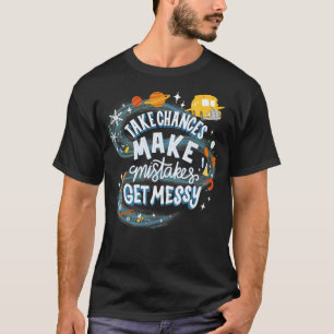 Camiseta Citação de Fragmentos de Magic Schoolbus
