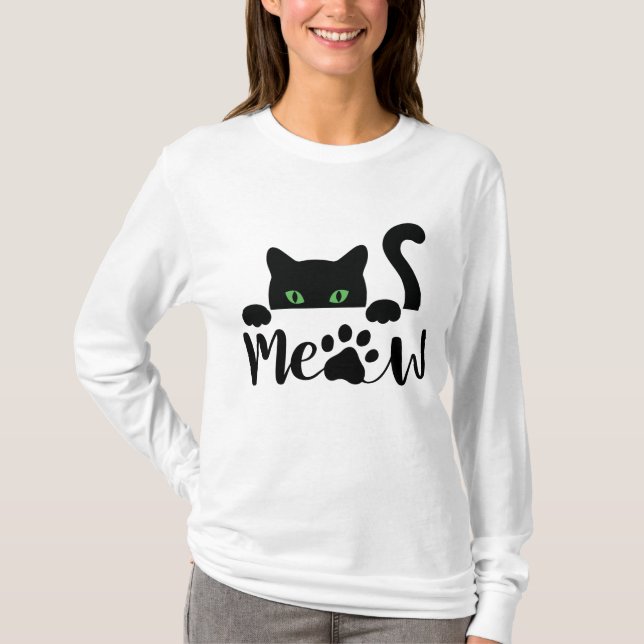 Camiseta Citação de Gato de Mívia (Frente)