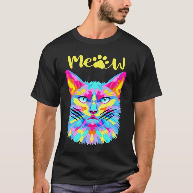 Camiseta Citação de Gato Só Para Gato (Frente)