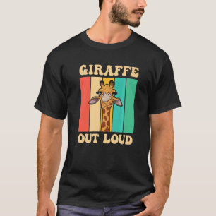 Camiseta Citação De Girafa Para Um Ventilador Girafa _2