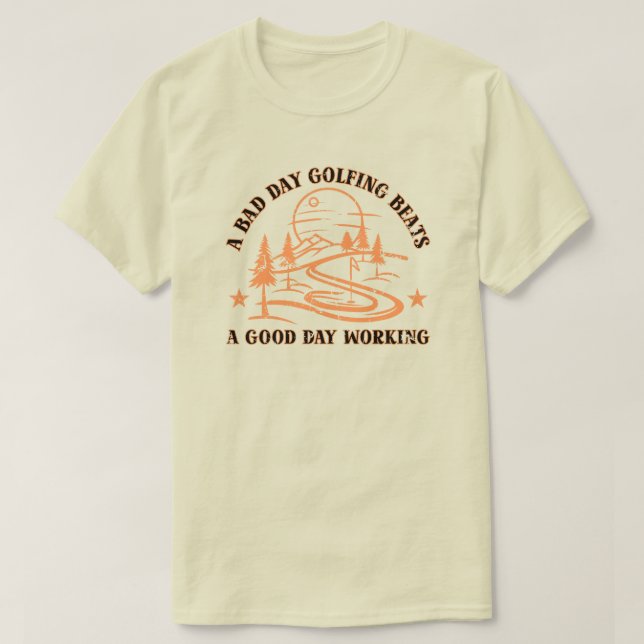 Camiseta Citação de Golf Engraçado | Golfing Lover (Frente do Design)