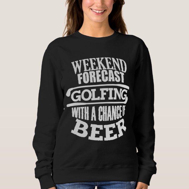 Camiseta Citação De Golfe Engraçado Para A Bebida De Golfe  (Frente)