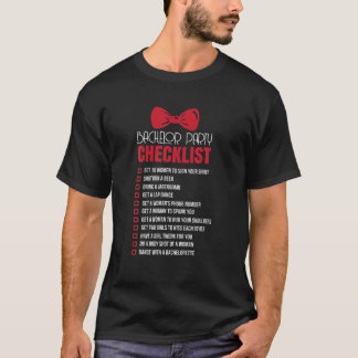 Camiseta Citação de Grupo da Lista de Verificação do Bachel