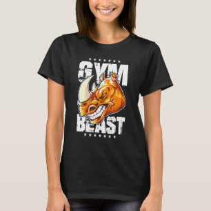 Camiseta Citação de Gym de Construção de Besta de Malhação