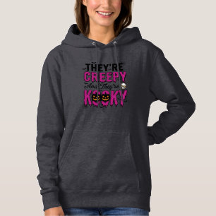 Camiseta Citação de Halloween Sinistro Kooky Assustador Vin