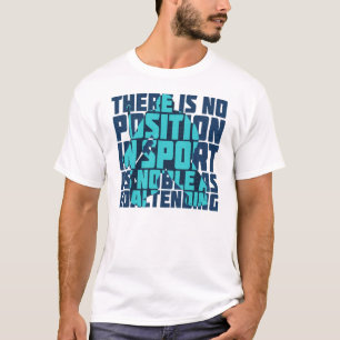 Camiseta Citação De Hockey Goalie, Com Nome E Número