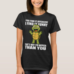 Camiseta Citação de Humor Adulto Encontrar Ofensivo Encontr