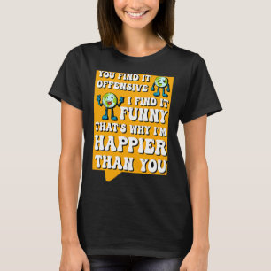 Camiseta Citação de Humor Sarcástico Ofensivo Engraçado Esp