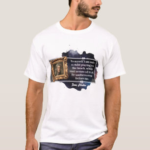 Camiseta Citação de Isaac Newton