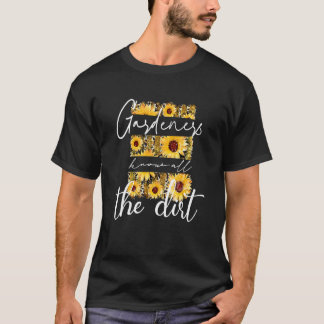 Camiseta Citação de Jardineiro Jardineiros Conhecem Toda a
