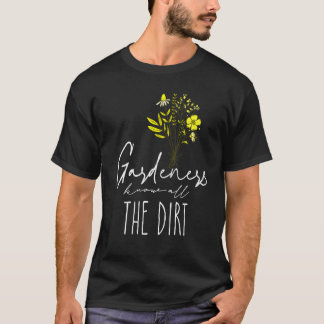 Camiseta Citação de Jardineiro Os Jardineiros Sabem Toda a
