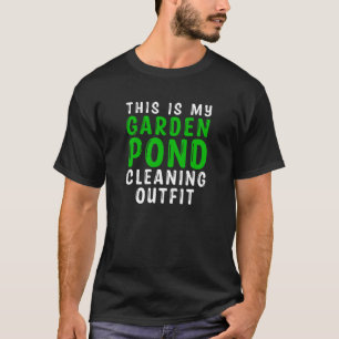 Camiseta Citação de Lagoa de Jardim Homens Mulheres Aquaris