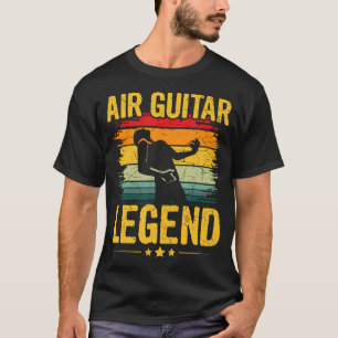 Camiseta Citação de Lendário de Air Guitar para um Air Guit