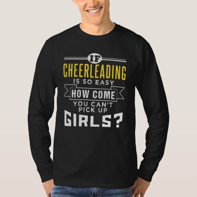 Camiseta Citação de líder de torcida Pegue Meninas (Frente)
