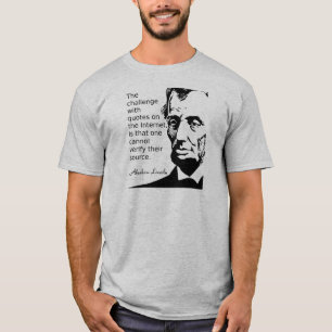 Camiseta Citação de Lincon