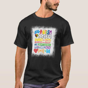 Camiseta Citação de Mãe Orgulhosa de Autismo - Eu Sou Uma M
