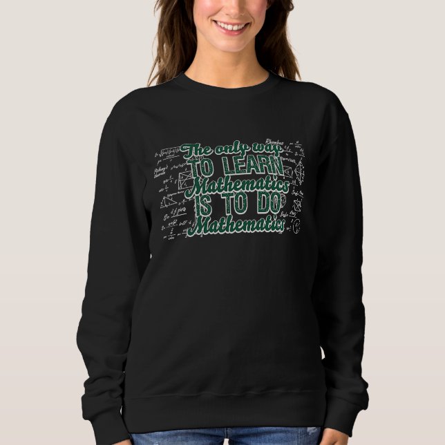 Camiseta Citação de Matemática para Professor de Matemática (Frente)