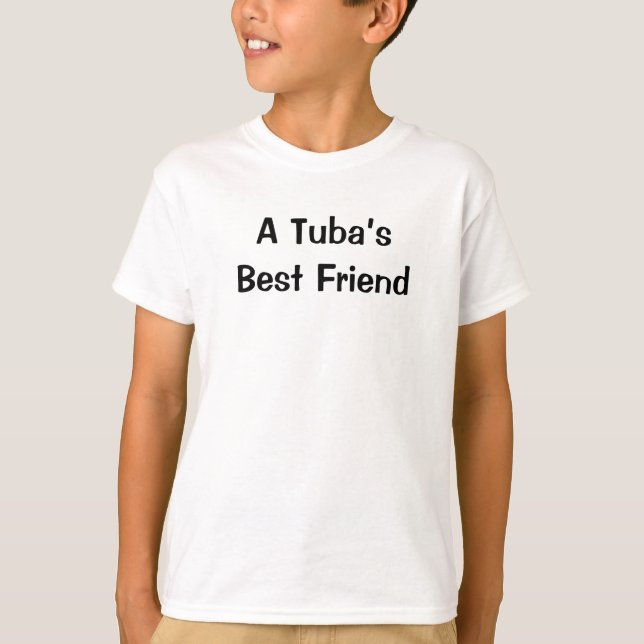 Camiseta Citação de Melhor Amigo da Tuba (Frente)