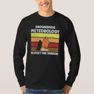 Camiseta Citação De Meteorologia Para O Dia Do Groundhog