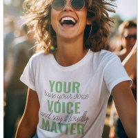 Citação de Motivação de Sua Matéria de Voz Verde P
