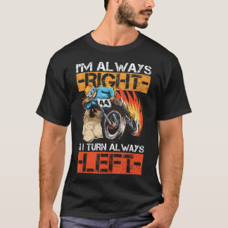 Camiseta Citação de Motocicletas de Rota Plana de Corrida p