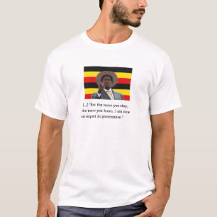 Camiseta Citação de Museveni