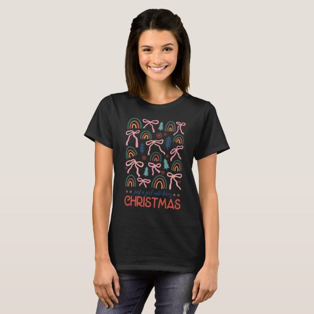 Camiseta Citação de Natal Boho  (Frente Completa)