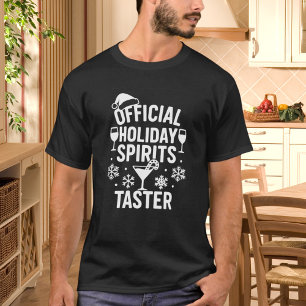 Camiseta Citação de Natal engraçada provador de espíritos d