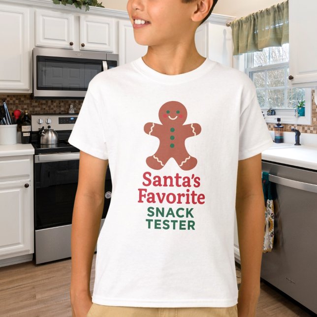 Camiseta Citação de natal: teste de snack engraçado (Criador carregado)