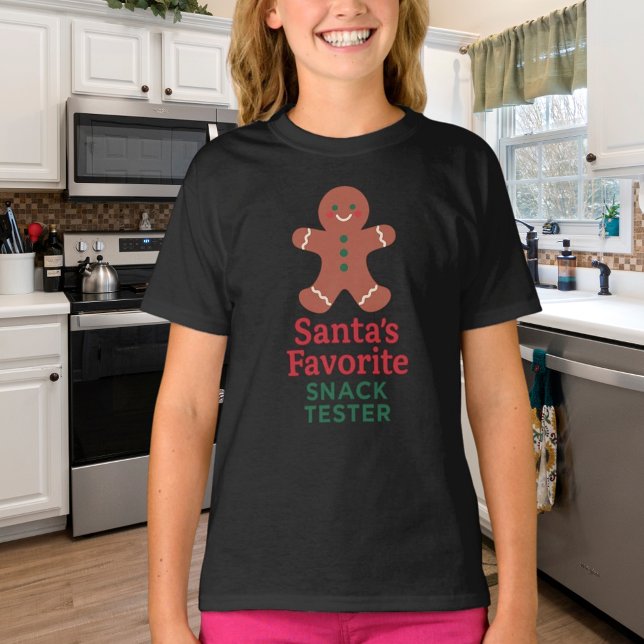 Camiseta Citação de natal: teste de snack engraçado (Criador carregado)