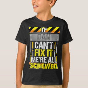 Camiseta Citação de Nome de Novidade Se Dan Não Consegue Co