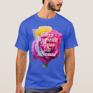 Camiseta Citação Dê o seu Bloom retro