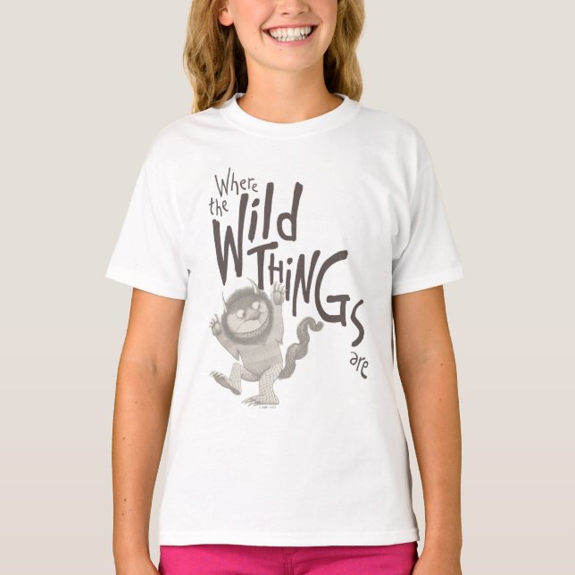 Camiseta Citação de Onde Vivem os Monstros (Frente)