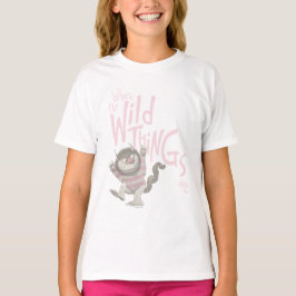 Camiseta Citação de Onde Vivem os Monstros - Rosa