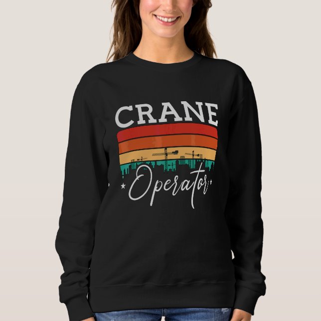 Camiseta Citação de Operador de Guindaste Trabalhadores da  (Frente)