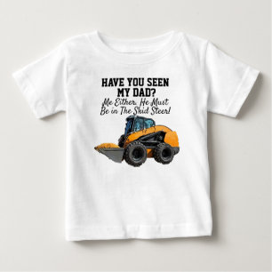 Camiseta Citação de Pai de Equipamento Pesado com Skid Fo