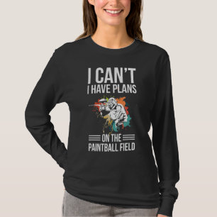 Camiseta Citação De Paintball Para Um Jogador De Paintball