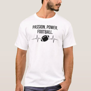 Camiseta Citação de Paixão e Esportes de Energia