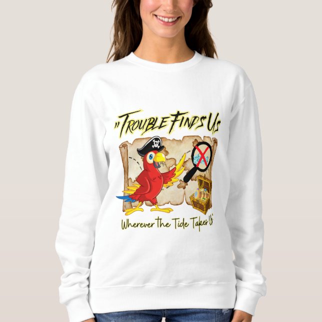 Camiseta citação de papagaio-pirata (Frente)